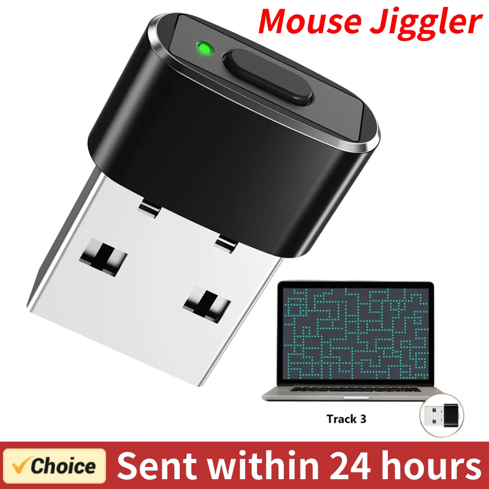 Auto Mouse Mover - Mouse Jiggler Undetectable Automatic Mover USB