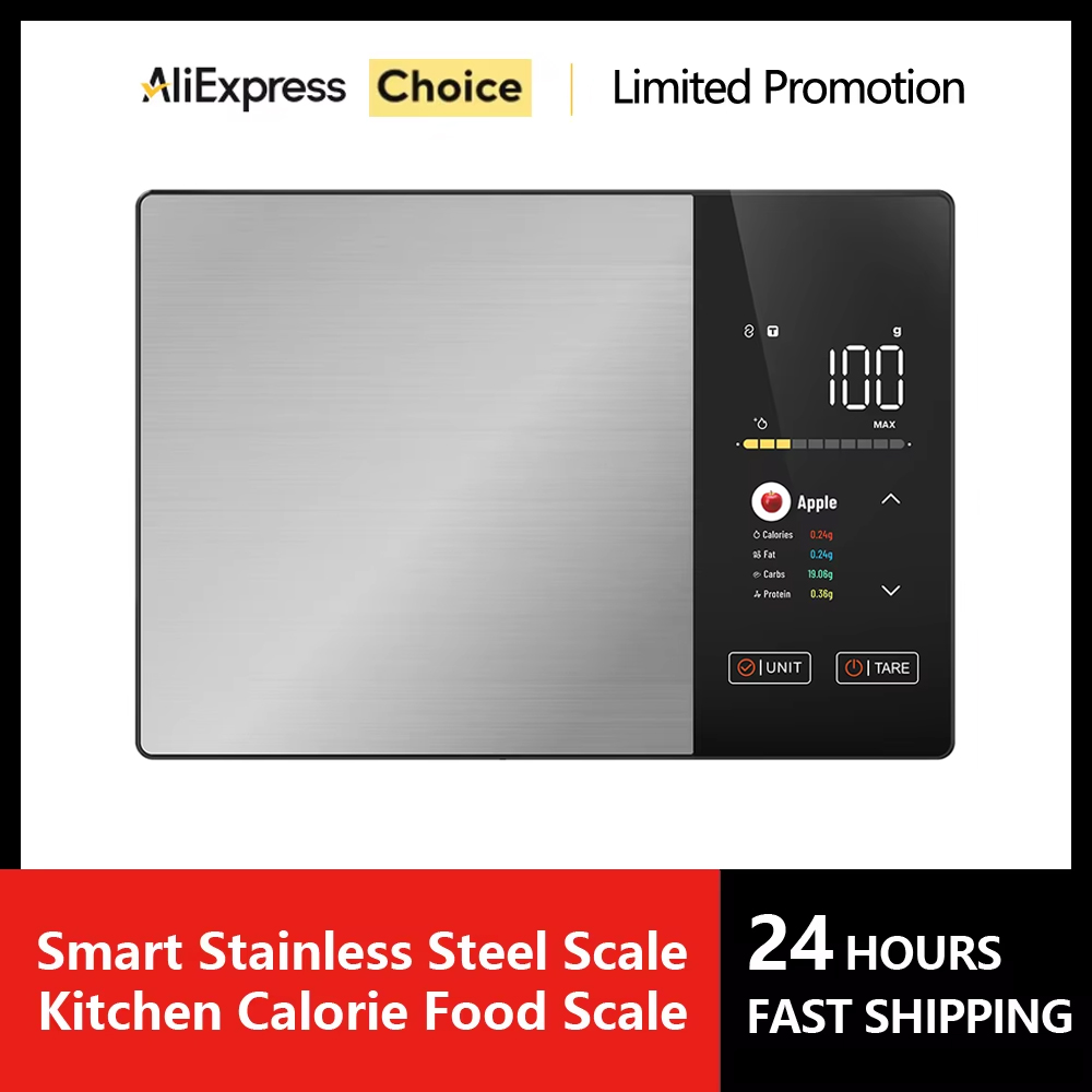 Electronics Quiz - Smart Kitchen Scale Stainless Steel Food
