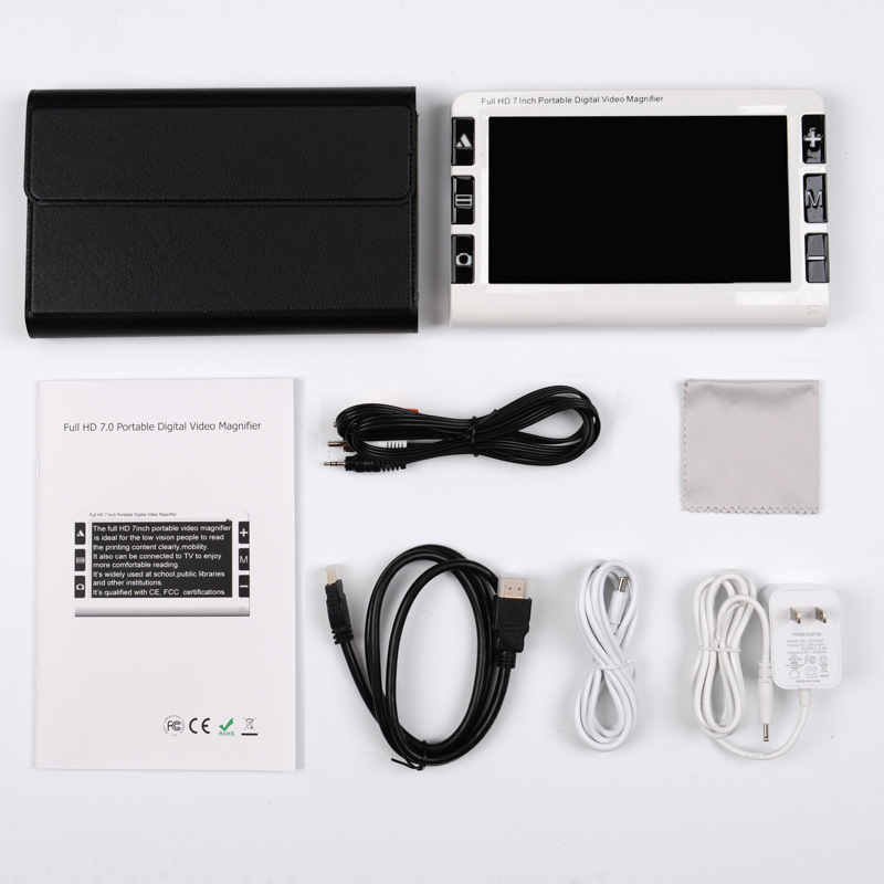 7.0 inch visual aid 32 times m - Digital Magnifier Reading 评论和价格