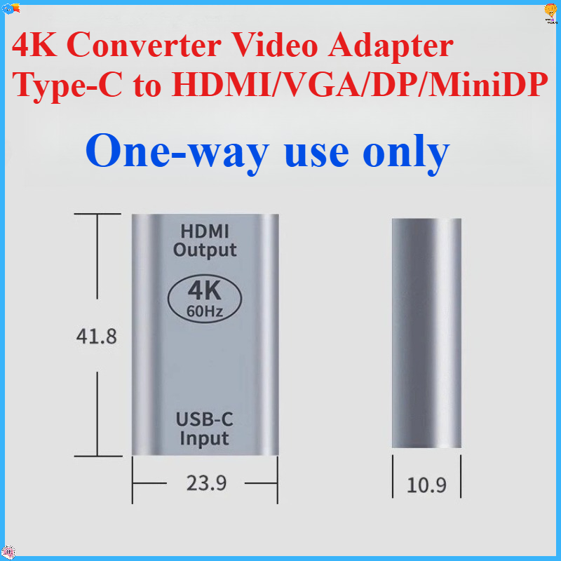 4K Converter Video Adapter Typ - Electronics And Gadgets C 评论和价格