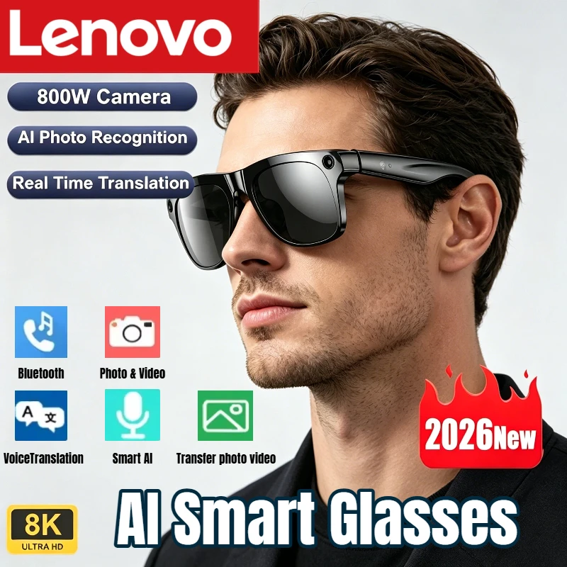 Lenovo AI Smart Glasses 8K HD  - Smart Glasses Ar 评论和价格