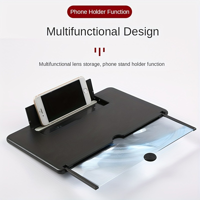 10/12 inch HD Mobile Phone Scr - Digital Magnifier Reading 评论和价格