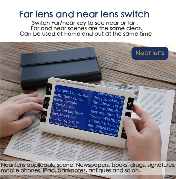 NEW 2-32X Portable Electronic  - Digital Magnifier Reading 评论和价格